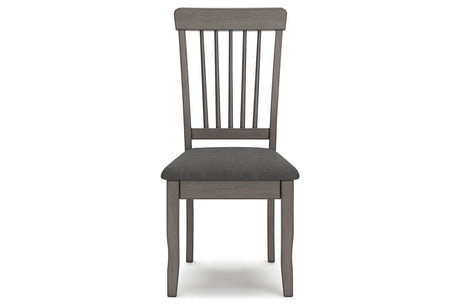 Shullden Gray Dining Table and 4 Chairs from Ashley - Luna Furniture