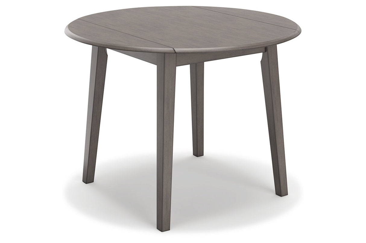 Shullden Gray Dining Table and 4 Chairs from Ashley - Luna Furniture