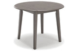 Shullden Gray Dining Table and 4 Chairs from Ashley - Luna Furniture