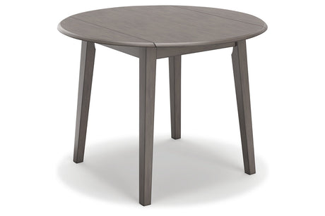 Shullden Gray Dining Table and 4 Chairs from Ashley - Luna Furniture