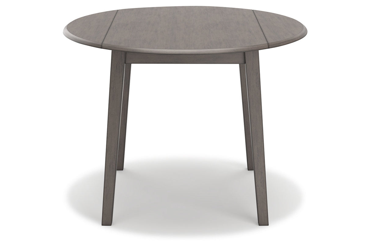 Shullden Gray Dining Table and 4 Chairs from Ashley - Luna Furniture
