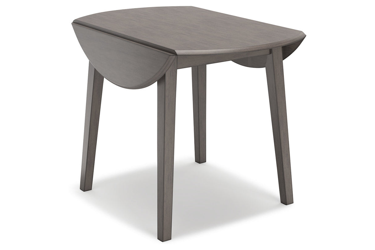 Shullden Gray Dining Table and 4 Chairs from Ashley - Luna Furniture