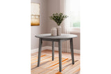 Shullden Gray Dining Table and 4 Chairs from Ashley - Luna Furniture