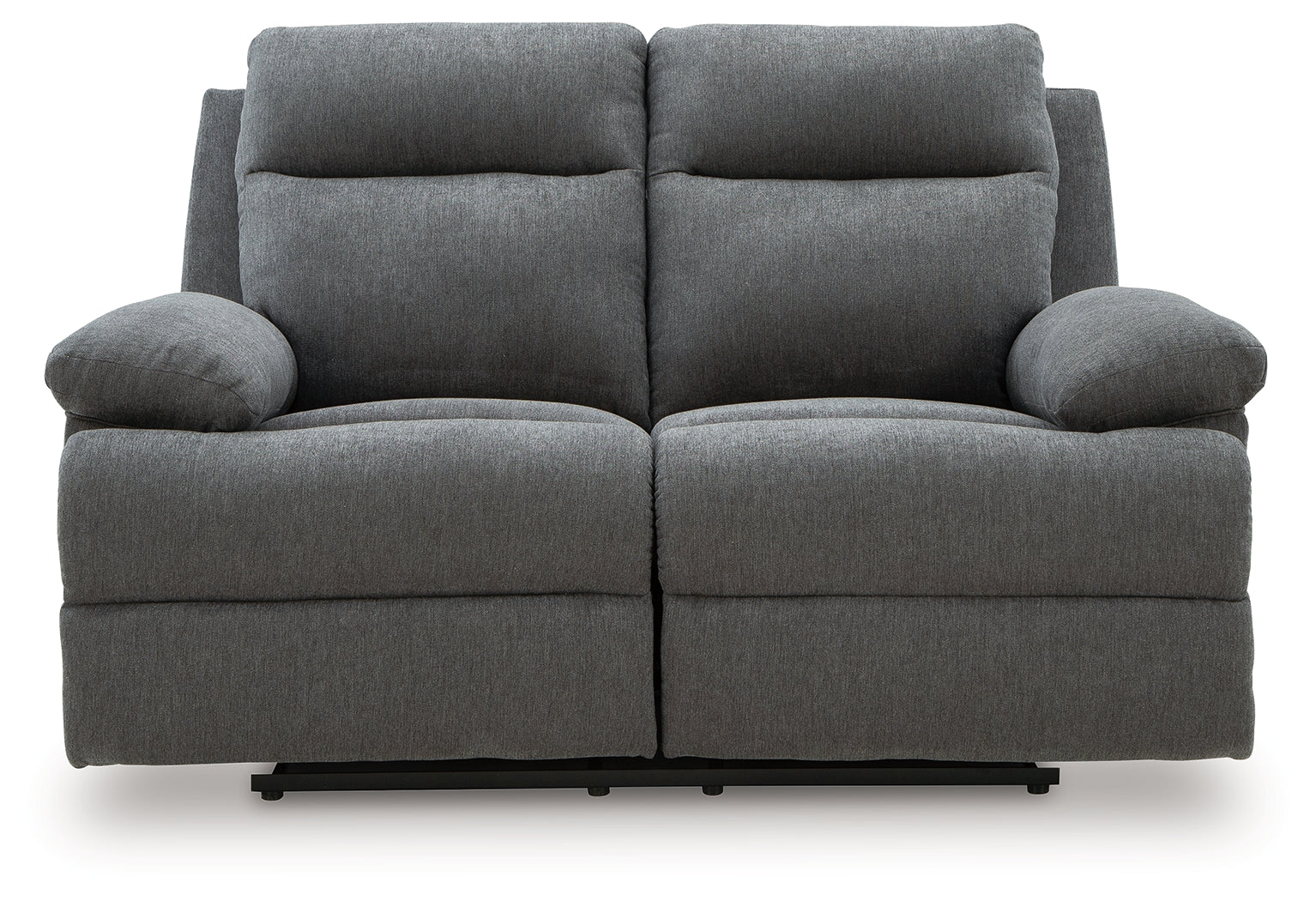 Side-Swipe Charcoal Reclining Living Room Set – Luna Furniture