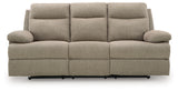 Side-Swipe Mocha Reclining Living Room Set from Ashley - Luna Furniture