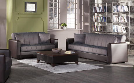 Sidney Bolzoni Brown 3-Seat Sleeper Sofa from Bellona - Luna Furniture
