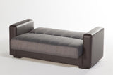 Sidney Bolzoni Brown Loveseat from Bellona - Luna Furniture