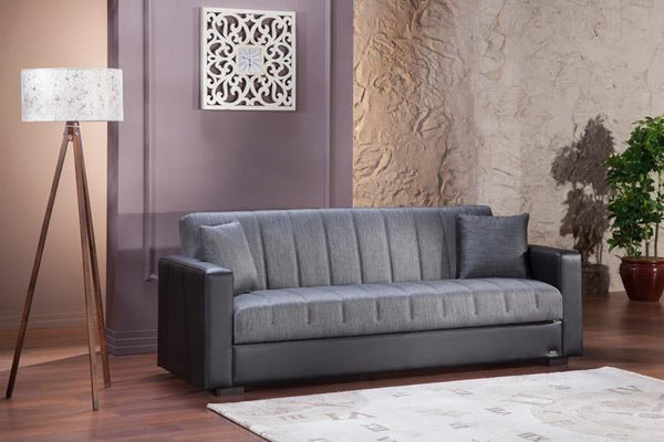 Sidney Bolzoni Gray 3-Seat Sleeper Sofa