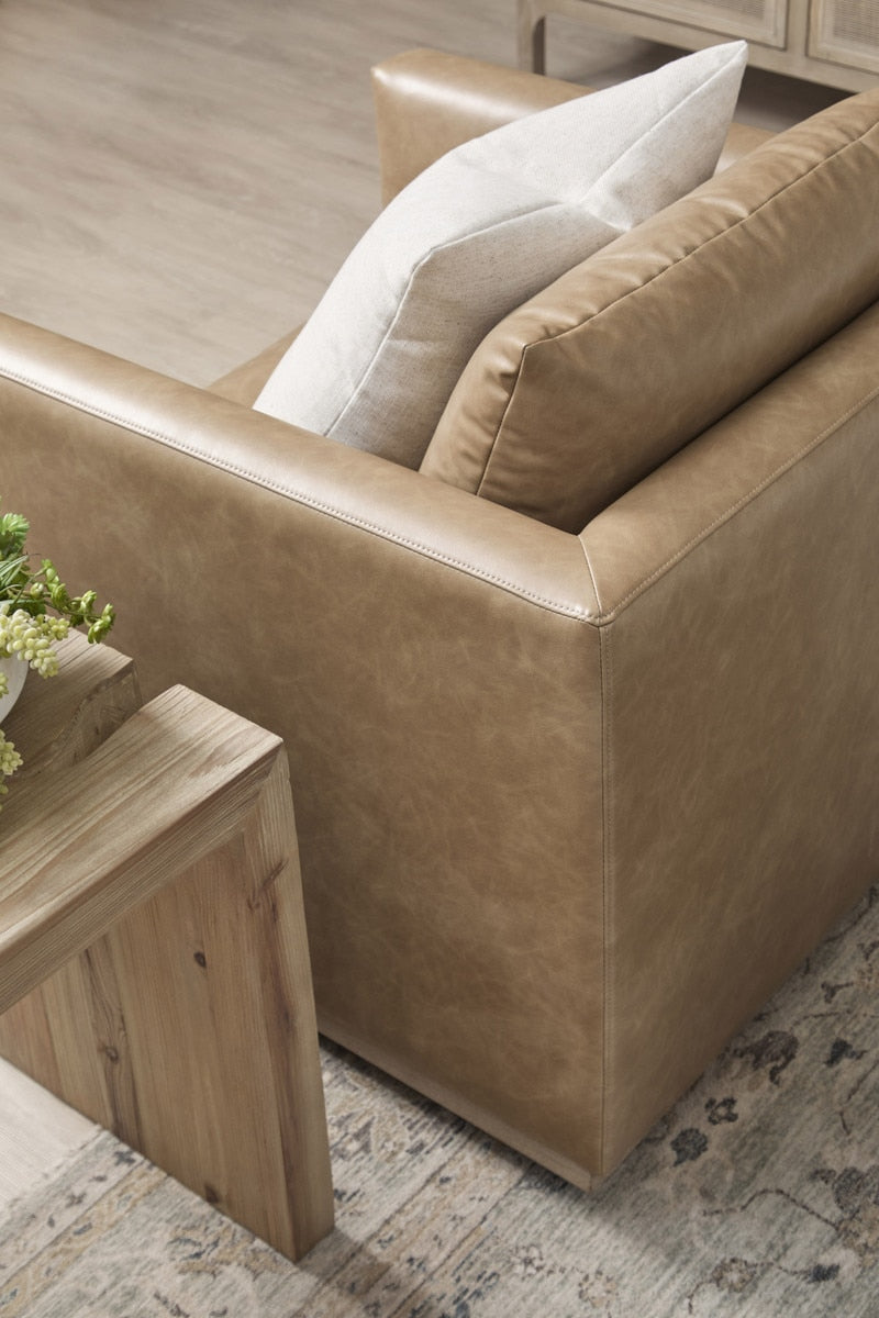 Siena Plinth Base Swivel Club Chair from Essentials For Living - Luna Furniture
