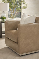 Siena Plinth Base Swivel Club Chair from Essentials For Living - Luna Furniture
