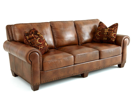 Silverado Camel Top-Grain Leather Living Room Set from Steve Silver - Luna Furniture