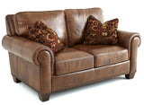 Silverado Camel Top-Grain Leather 4-Piece Living Room Set from Steve Silver - Luna Furniture