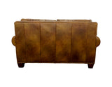 Silverado Camel Top-Grain Leather Loveseat from Steve Silver - Luna Furniture