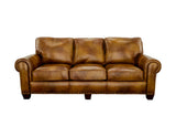 Silverado Camel Top-Grain Leather Sofa from Steve Silver - Luna Furniture
