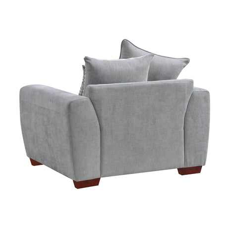 Silverthorne Gray Chair from Homelegance - Luna Furniture