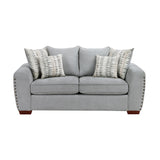 Silverthorne Gray Loveseat from Homelegance - Luna Furniture