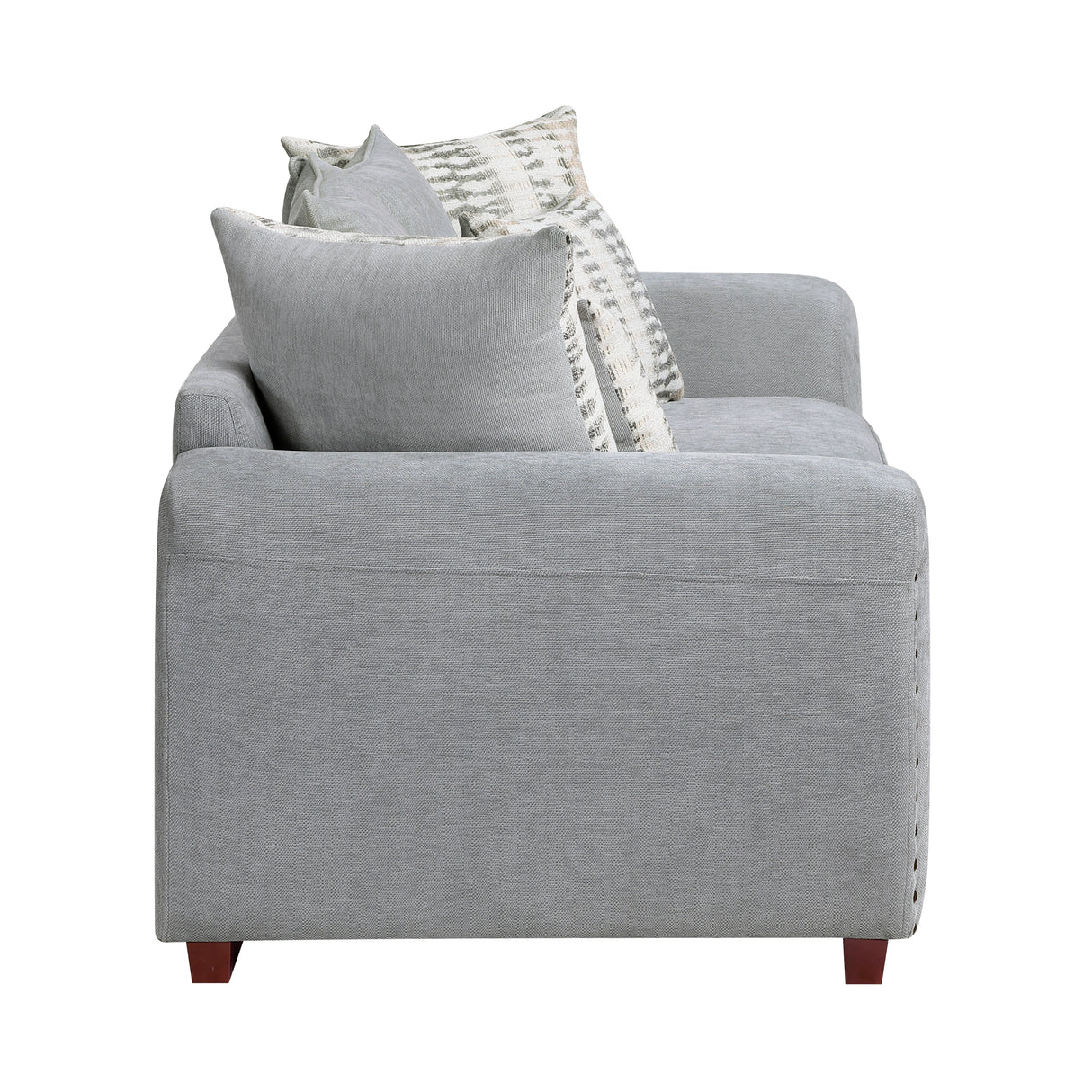 Silverthorne Gray Loveseat from Homelegance - Luna Furniture