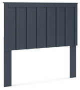 Simmenfort Full Panel Headboard with 2 Nightstands in Navy Blue from Ashley - Luna Furniture