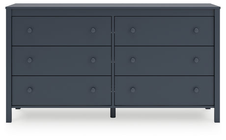 Simmenfort Full Panel Headboard with Dresser and Chest in Navy Blue from Ashley - Luna Furniture