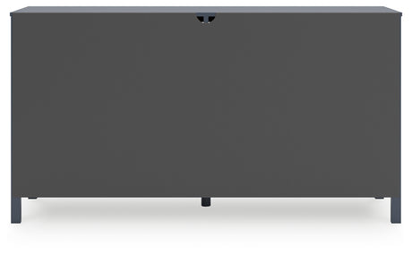 Simmenfort Full Panel Headboard with Dresser in Navy Blue from Ashley - Luna Furniture