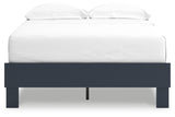Simmenfort Full Platform Bed with Dresser and Chest in Navy Blue from Ashley - Luna Furniture