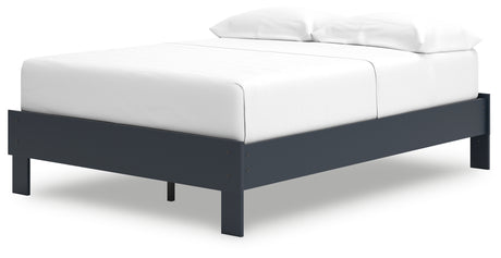 Simmenfort Navy Blue Youth Platform Base Bedroom Set from Ashley - Luna Furniture