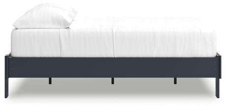 Simmenfort Navy Blue Youth Platform Base Bedroom Set from Ashley - Luna Furniture