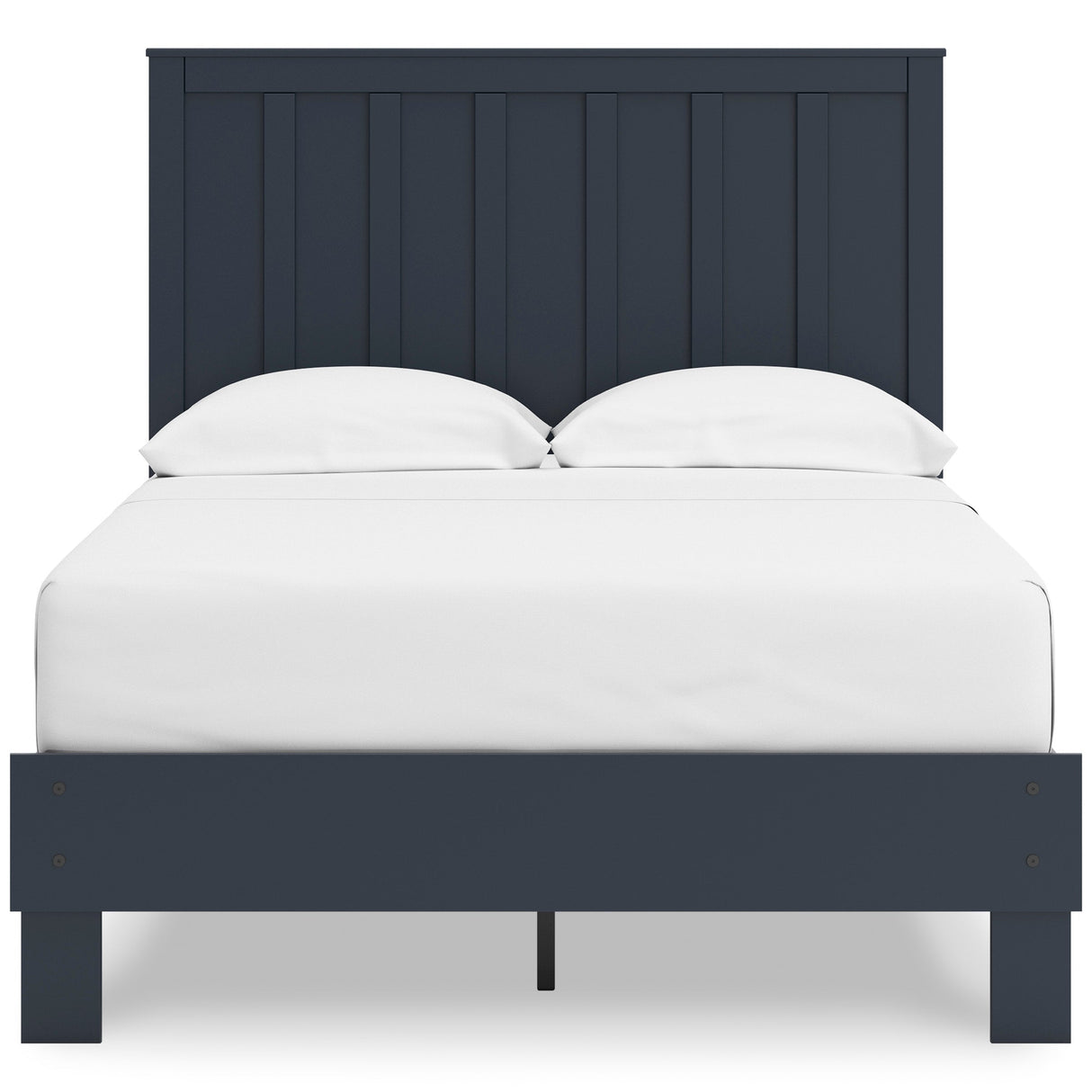 Simmenfort Navy Blue Full Platform Bed from Ashley - Luna Furniture