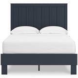Simmenfort Navy Blue Full Platform Bed from Ashley - Luna Furniture