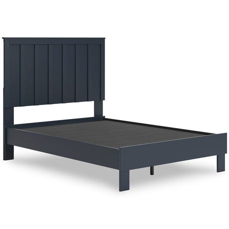 Simmenfort Navy Blue Full Platform Bed from Ashley - Luna Furniture