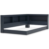 Simmenfort Navy Blue Youth Bookcase Corner Storage Bedroom Set from Ashley - Luna Furniture