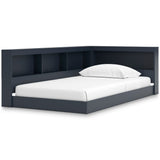 Simmenfort Navy Blue Youth Bookcase Corner Storage Bedroom Set from Ashley - Luna Furniture