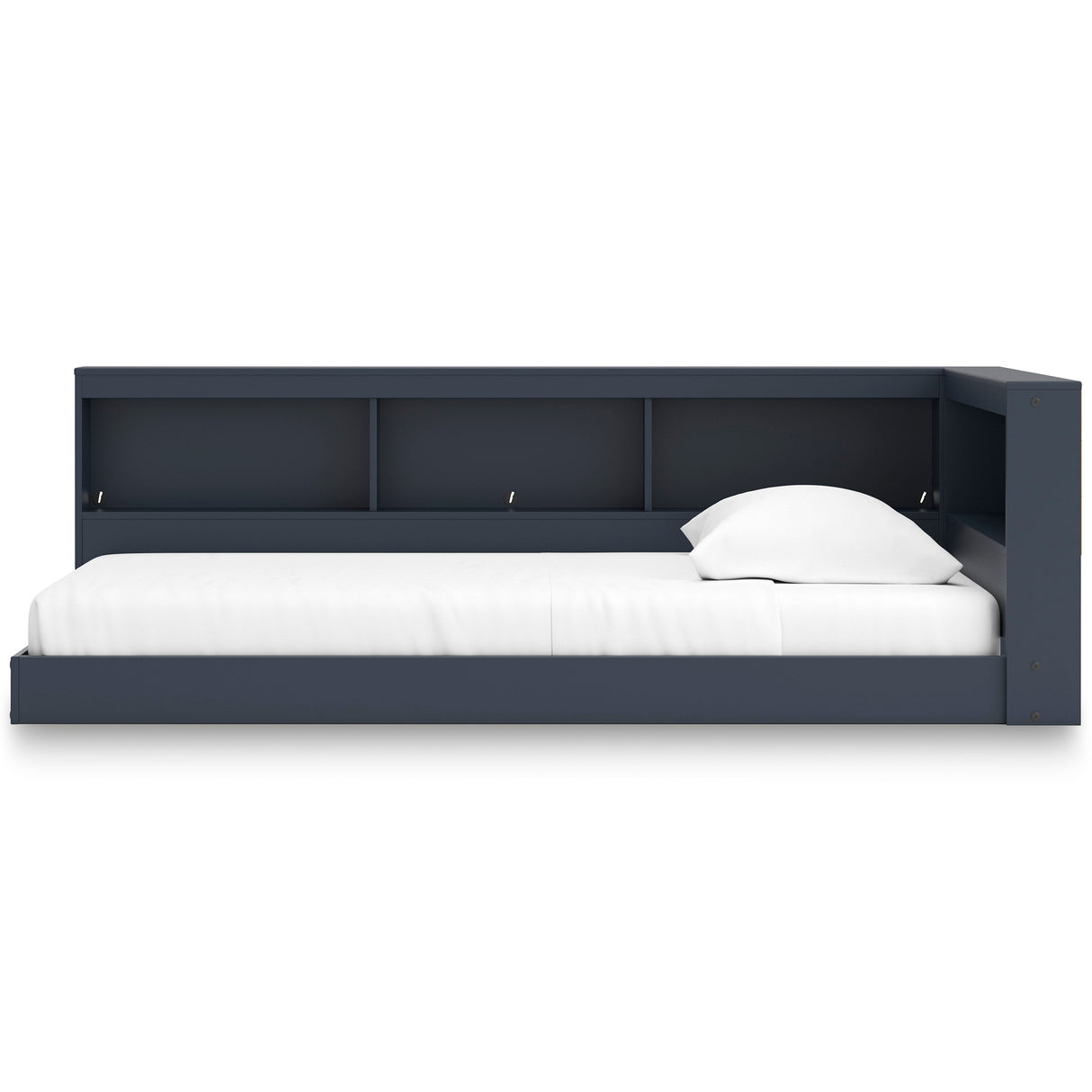 Simmenfort Navy Blue Youth Bookcase Corner Storage Bedroom Set from Ashley - Luna Furniture