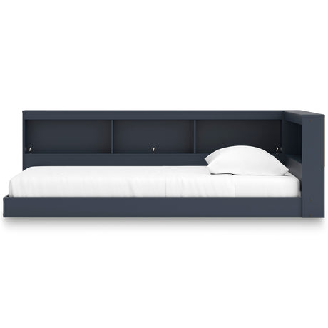 Simmenfort Navy Blue Youth Bookcase Corner Storage Bedroom Set from Ashley - Luna Furniture
