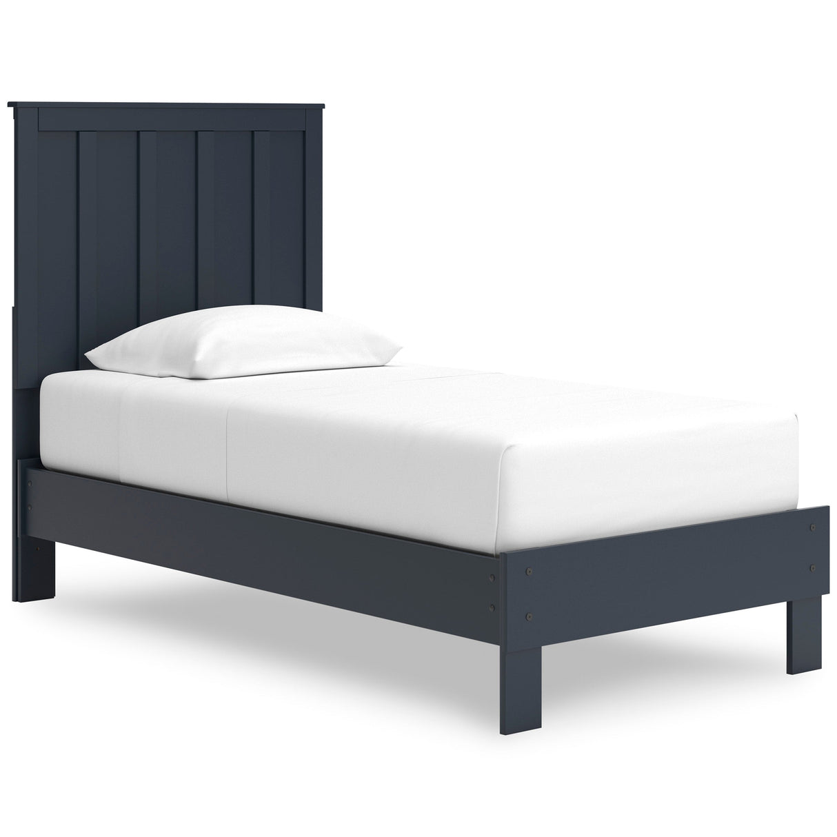 Simmenfort Navy Blue Twin Platform Bed from Ashley - Luna Furniture