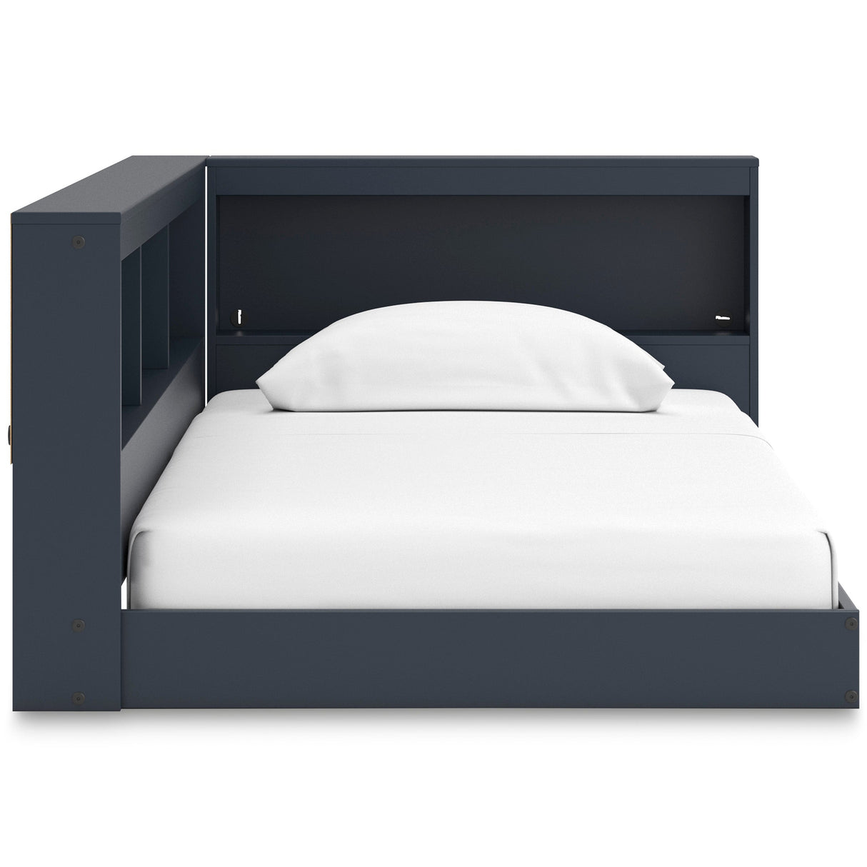 Simmenfort Navy Blue Youth Bookcase Corner Storage Bedroom Set from Ashley - Luna Furniture