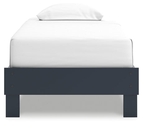 Simmenfort Navy Blue Youth Platform Base Bedroom Set from Ashley - Luna Furniture