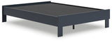 Simmenfort Navy Blue Youth Platform Base Bedroom Set from Ashley - Luna Furniture
