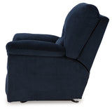SimpleJoy Navy Recliner from Ashley - Luna Furniture