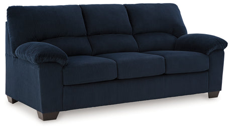 SimpleJoy Navy Sofa from Ashley - Luna Furniture
