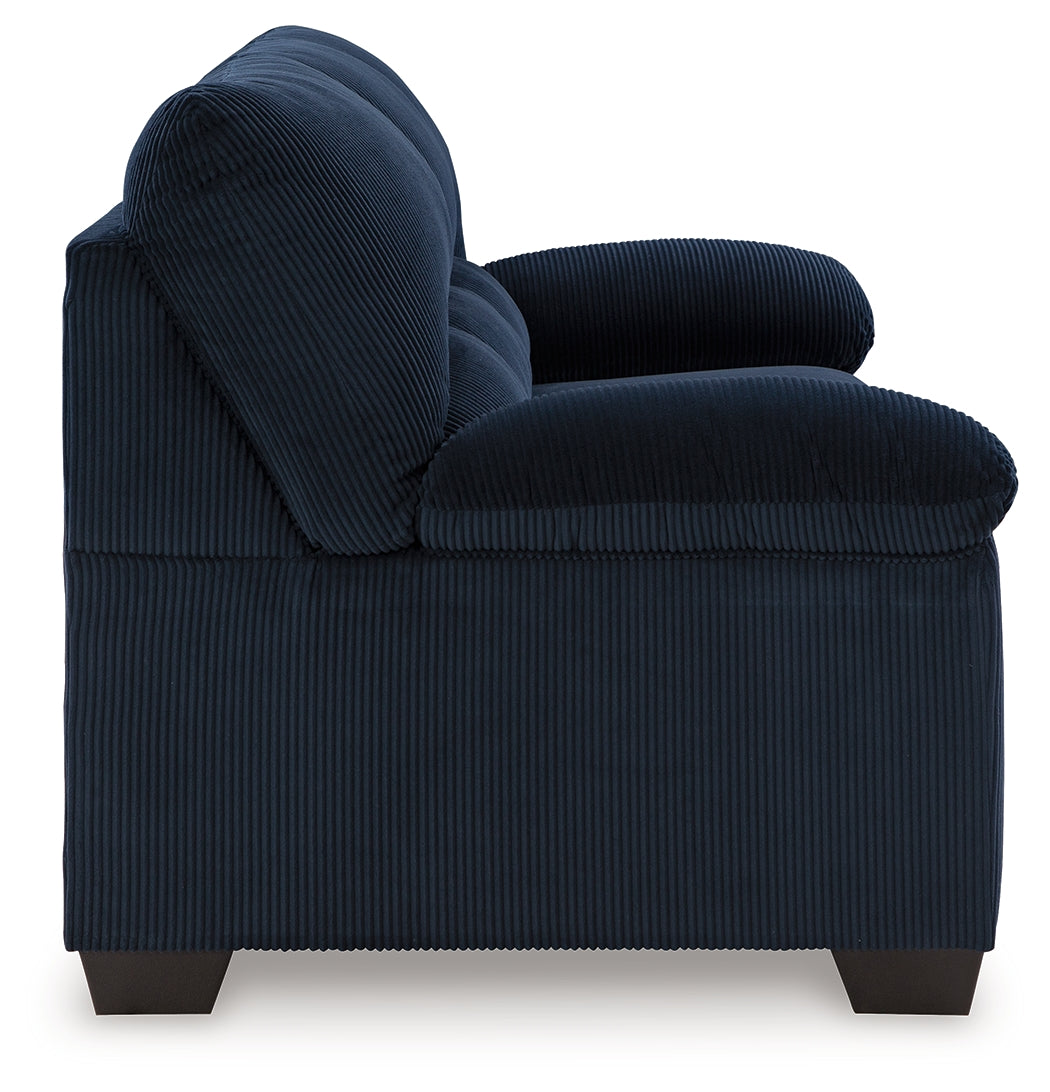 SimpleJoy Navy Sofa – Luna Furniture