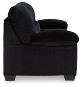 SimpleJoy Sofa, Loveseat and Recliner in Onyx from Ashley - Luna Furniture