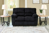 SimpleJoy Sofa, Loveseat and Recliner in Onyx from Ashley - Luna Furniture