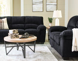 SimpleJoy Sofa and Loveseat in Onyx from Ashley - Luna Furniture