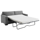 Simpson Gray Upholstered Sofa Sleeper with Queen Mattress from Coaster - Luna Furniture