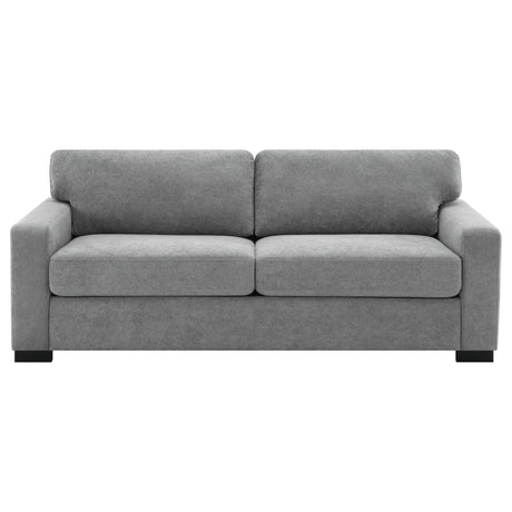 Simpson Gray Upholstered Sofa Sleeper with Queen Mattress from Coaster - Luna Furniture
