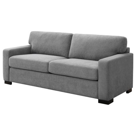 Simpson Gray Upholstered Sofa Sleeper with Queen Mattress from Coaster - Luna Furniture