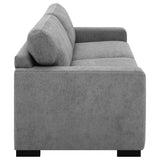 Simpson Gray Upholstered Sofa Sleeper with Queen Mattress from Coaster - Luna Furniture