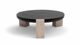 Sini Black Travertine 2-Piece Coffee Table Set from Nova Furniture - Luna Furniture