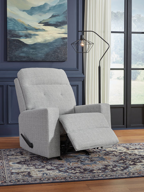 Skillins Stone Recliner from Ashley - Luna Furniture